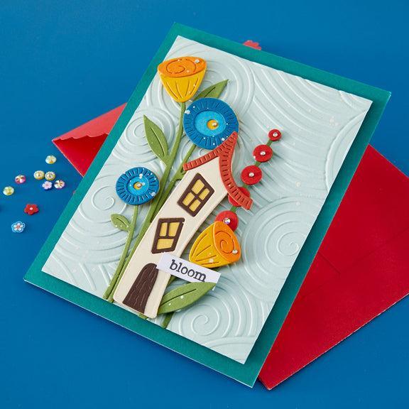 Spellbinders - Whimsical Village Collection - Clear Stamps - Whimsical Wishes-ScrapbookPal
