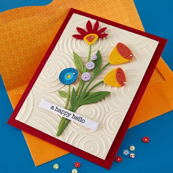 Spellbinders - Whimsical Village Collection - Clear Stamps - Whimsical Wishes-ScrapbookPal