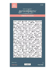 Spellbinders - Wildflowers Collection - Press Plates - Script Text-ScrapbookPal