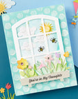 Spellbinders - Windows with a View - Clear Stamps - Sending Sunshine Sentiments-ScrapbookPal