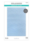 Spellbinders - Winter Tales Collection - Embossing Folder - Ski Lodge-ScrapbookPal