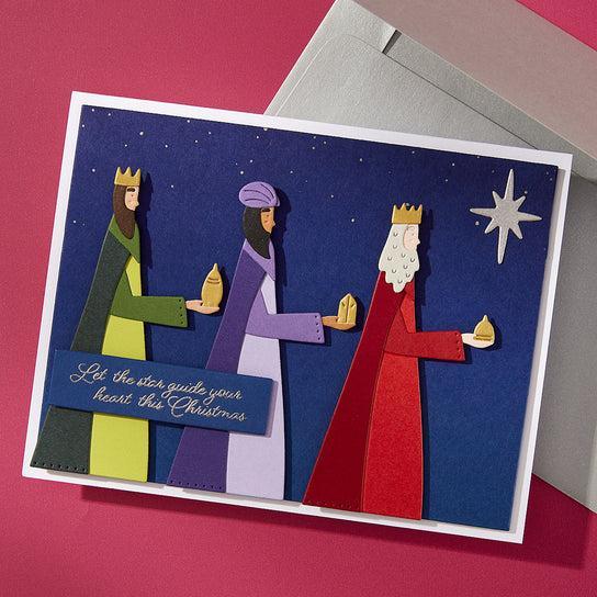 Spellbinders - Wonderland Collection - Clear Stamps &amp; Dies - The Three Magi-ScrapbookPal