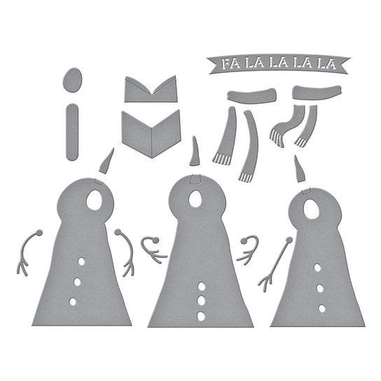 Spellbinders - Wonderland Collection - Dies - The Snow Notes-ScrapbookPal