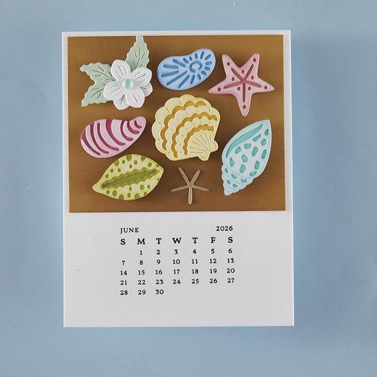 Spellbinders - Wonderland Collection - Press Plates - DIY 2026 Calendar-ScrapbookPal