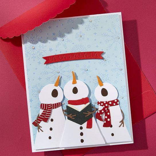 Spellbinders - Wonderland Collection - Press Plates - Snowfall Shimmer-ScrapbookPal