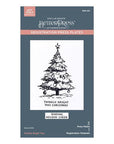 Spellbinders - Wonderland Collection - Registration Press Plates - Twinkle Bright Tree-ScrapbookPal