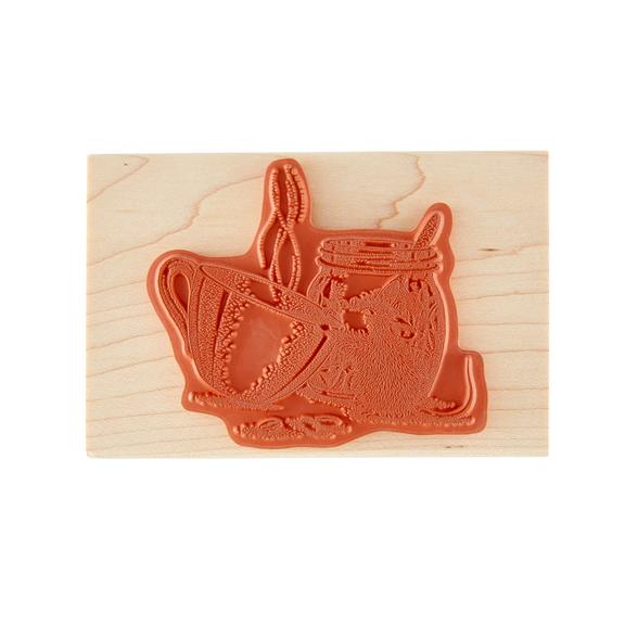 Spellbinders - Wood Mount Stamps - House-Mouse Brew-tiful Day-ScrapbookPal