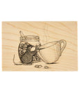 Spellbinders - Wood Mount Stamps - House-Mouse Brew-tiful Day-ScrapbookPal