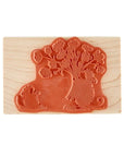 Spellbinders - Wood Mount Stamps - House-Mouse Rare Bloom-ScrapbookPal