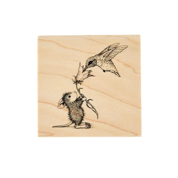Spellbinders - Wood Mount Stamps - House-Mouse Sweet Nectar-ScrapbookPal