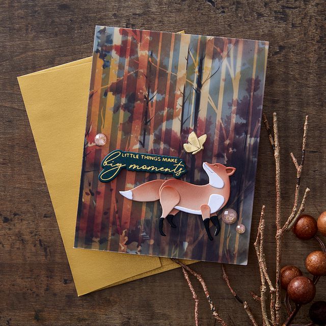 Spellbinders - Woodland Tales Collection - Dies - Finley the Fox-ScrapbookPal