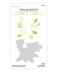 Spellbinders - Yana's Blooms Collection - Glimmer Hot Foil Plate & Die Set - Magnolia Glimmer Blooms-ScrapbookPal