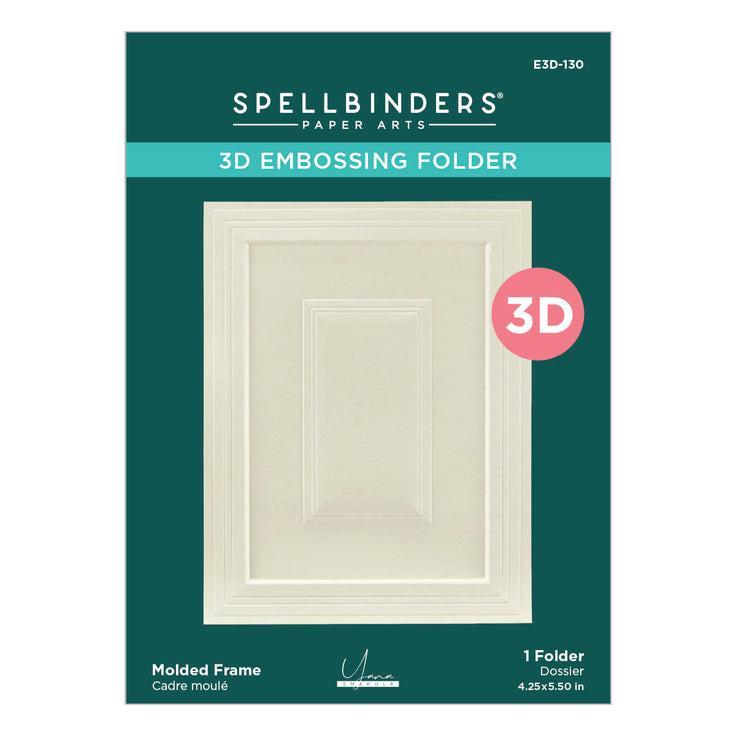 Spellbinders - Yana&#39;s Daisies Collection - 3D Embossing Folder - Molded Frame-ScrapbookPal
