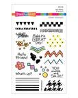 Stampendous - FransFormer Fun - Clear Stamps - Geo Prints-ScrapbookPal
