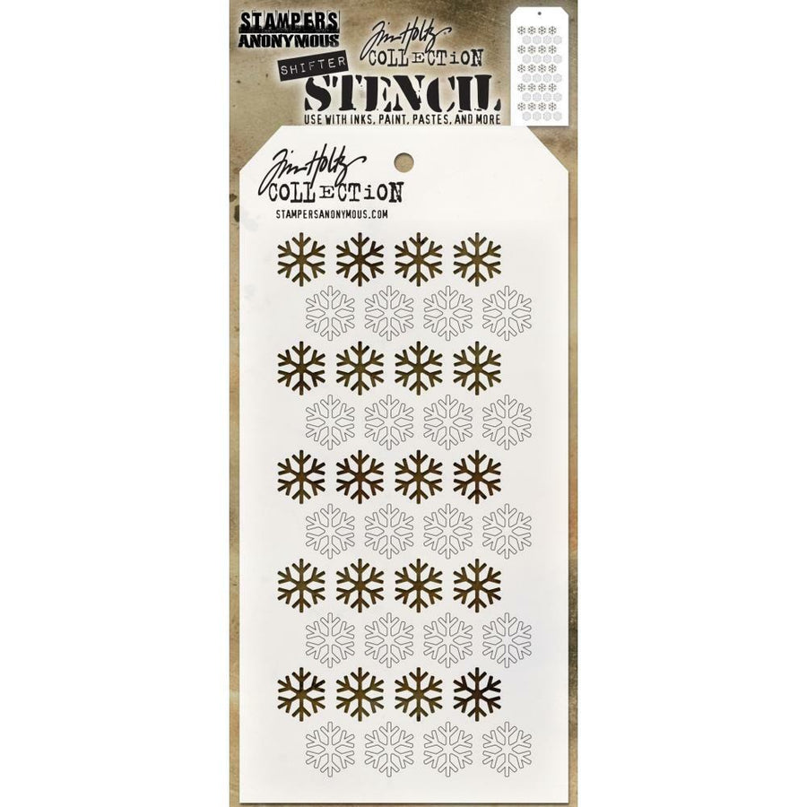 Stampers Anonymous - Tim Holtz Layered Stencil - Shifter Snowflake