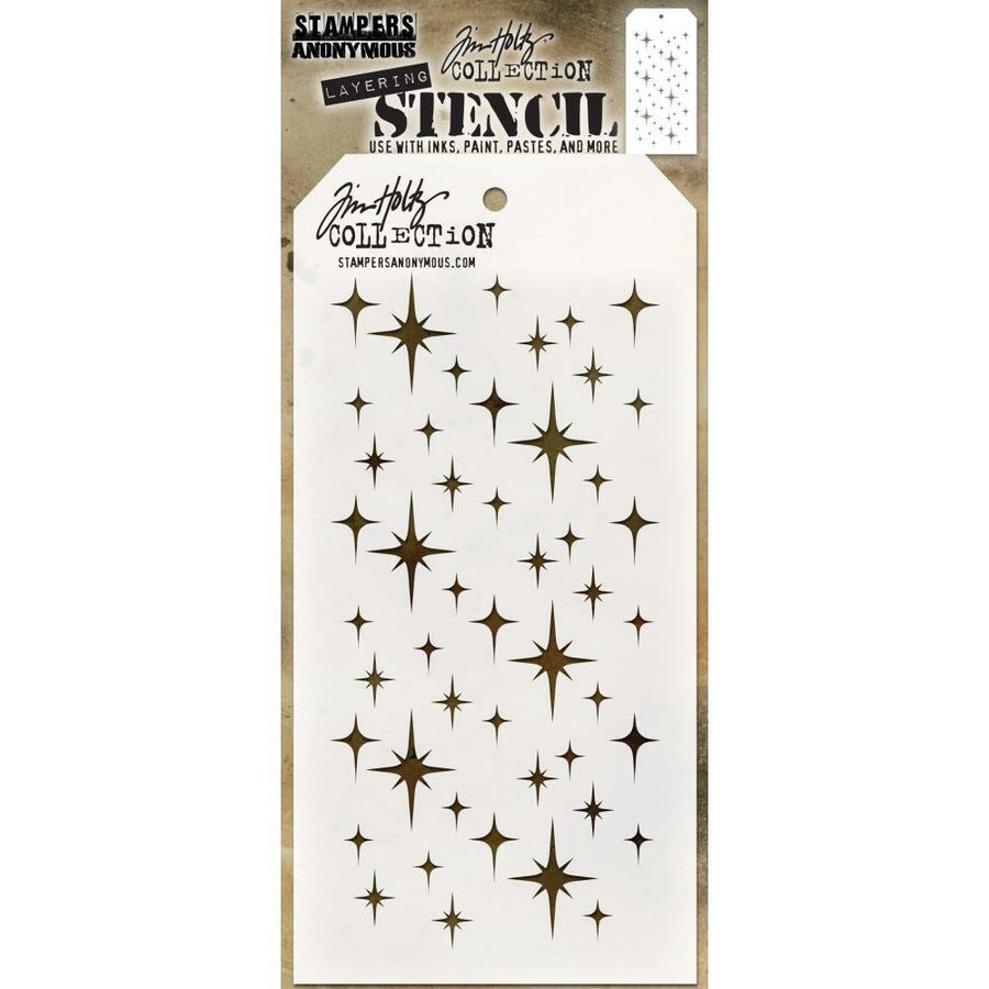 Stampers Anonymous - Tim Holtz Layered Stencil - Sparkle-ScrapbookPal