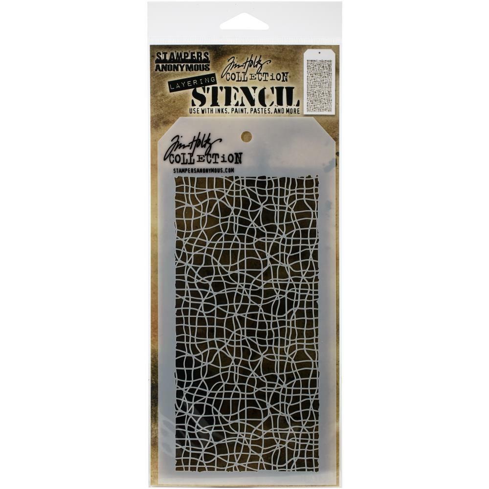 Stampers Anonymous - Tim Holtz Layered Stencil - Tangled-ScrapbookPal