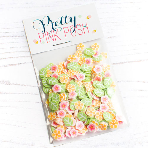 Pretty Pink Posh - Clay Confetti - Summer Blooms
