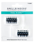 Spellbinders - Tool 'n One - White - Replacement Brush Set