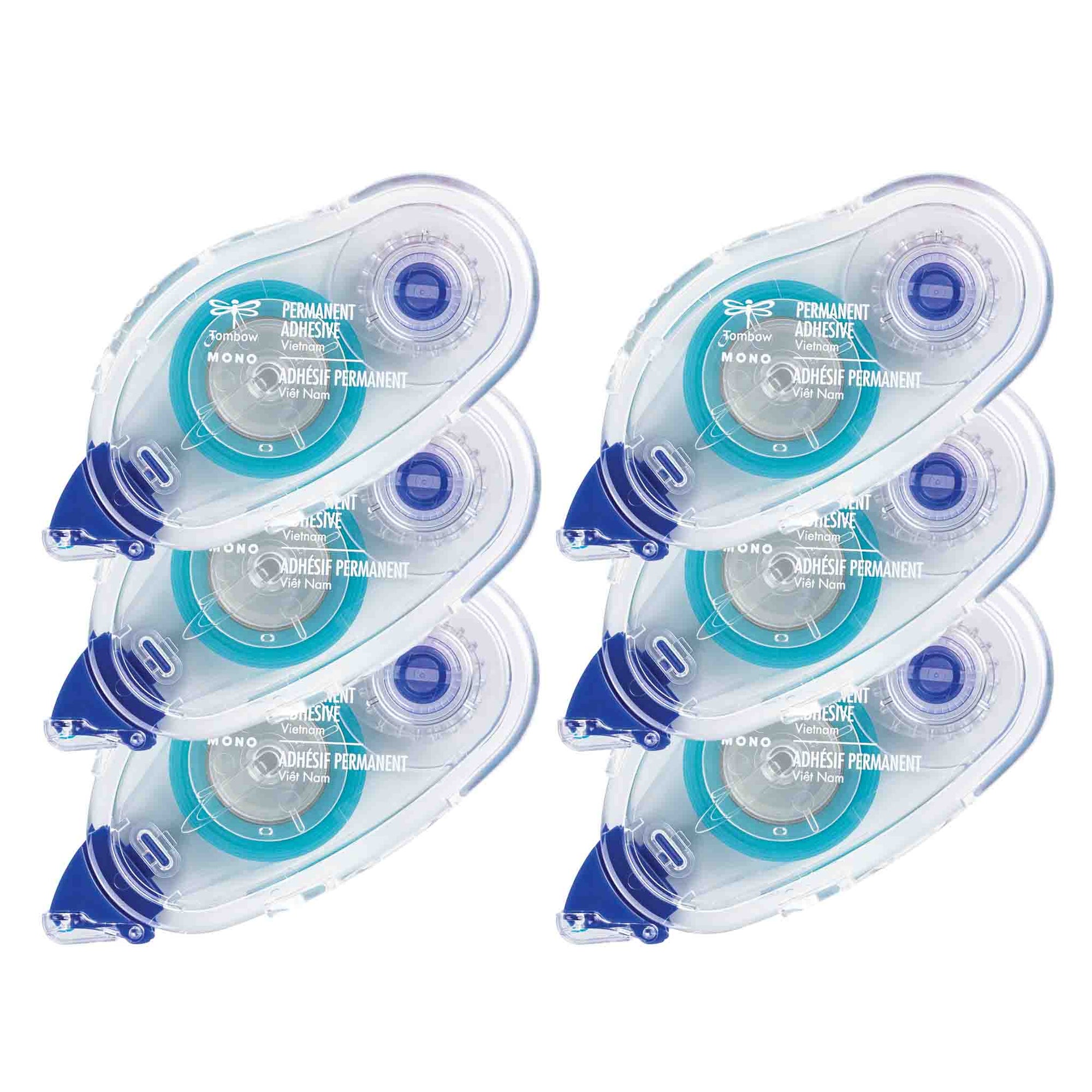Tombow - Mono Adhesive Permanent - Refill, 6 pk
