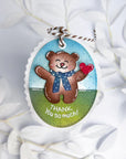 Stampendous - Hugs Collection - Clear Stamps - Bear Hugs Faces and Sentiments