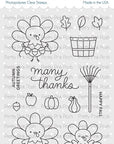 Pretty Pink Posh - Clear Stamps - Turkey Friends