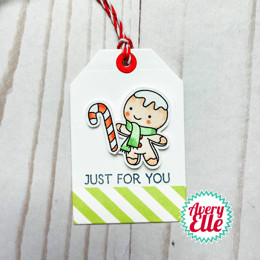 Avery Elle - Clear Stamps - Gingerbread Kisses