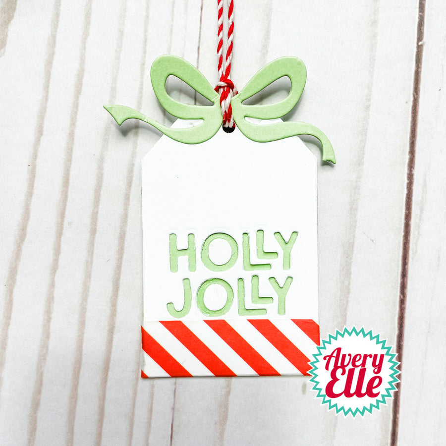 Avery Elle - Clear Stamps - Santa Tags