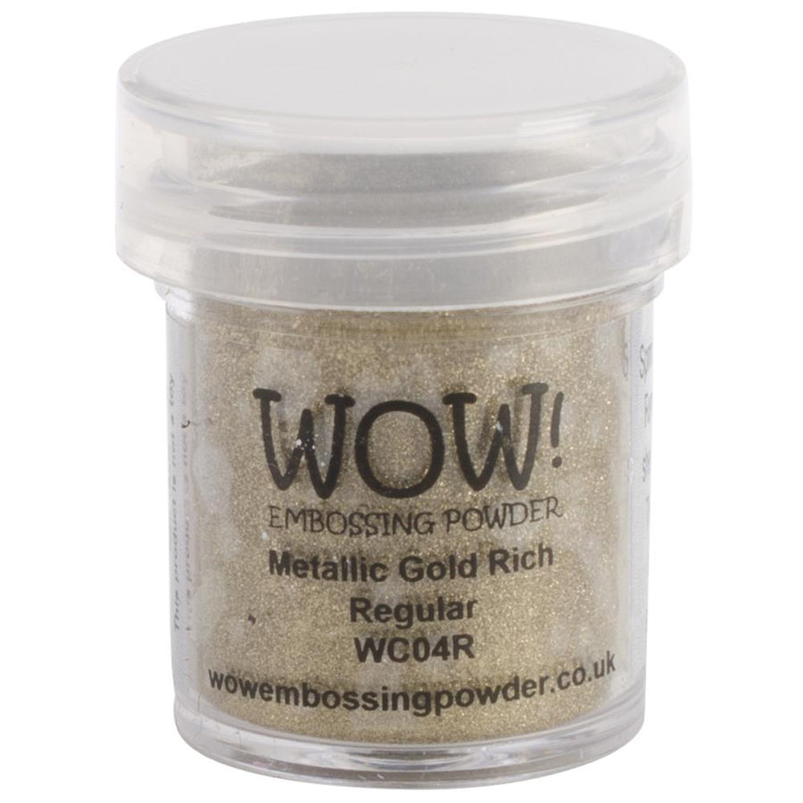 WOW! - Embossing Powder - Regular - Metallic Gold Rich-ScrapbookPal