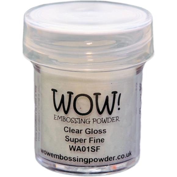 WOW! - Embossing Powder - Super Fine - Clear Gloss – ScrapbookPal