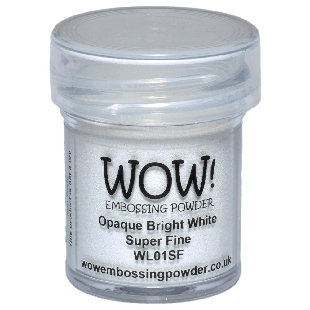 WOW! - Embossing Powder - Super Fine - Opaque Bright White-ScrapbookPal