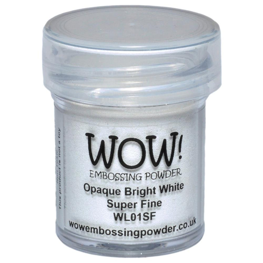 WOW! - Embossing Powder - Super Fine - Opaque Bright White-ScrapbookPal