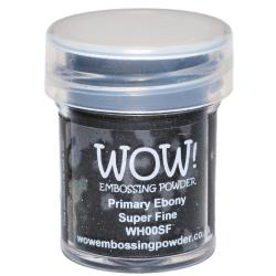 WOW! - Embossing Powder - Super Fine - Primary Ebony-ScrapbookPal