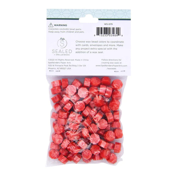 Spellbinders - Sealed Collection - Wax Beads - Coral