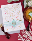 Spellbinders - De-Light-Ful Christmas Collection - Wax Seal Stamp - Be Joyful