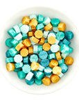 Spellbinders - Sealed by Spellbinders Collection - Must-Have Wax Bead Mix - Teal