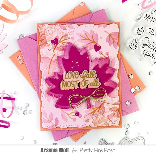 Pretty Pink Posh - Dies - Wide Leaf Shaker