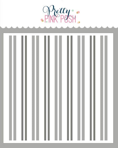 Pretty Pink Posh - Stencils - Windowpane Plaid