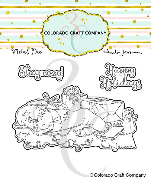 Colorado Craft Company - Dies - Anita Jeram - Cozy Cat