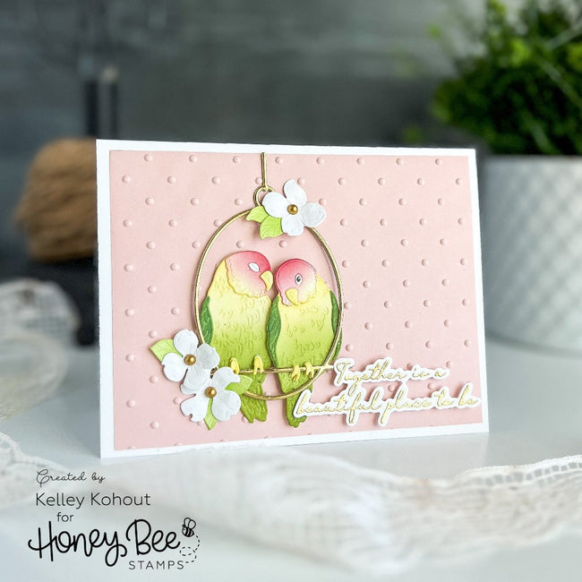 Honey Bee Stamps - Honey Cuts - Lovely Layers: Love Birds