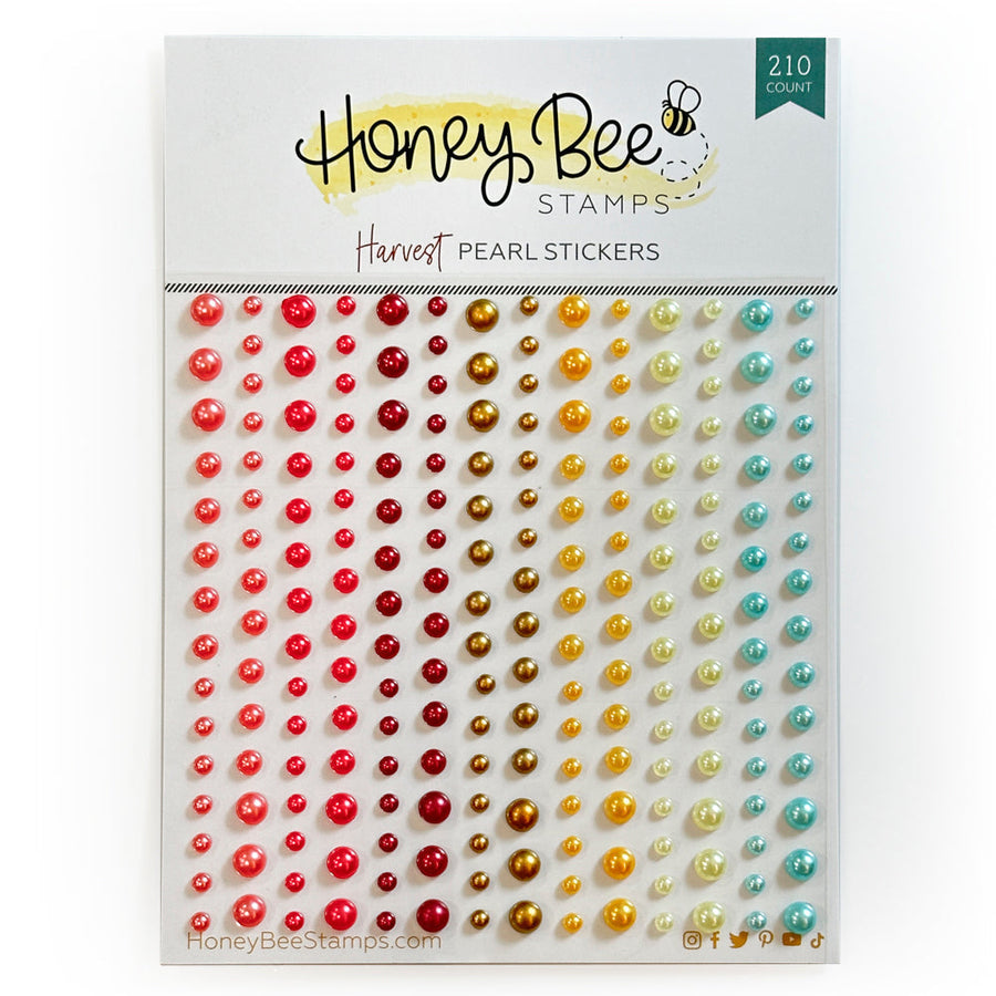 Honey Bee Stamps - Pearl Stickers - Harvest Pearls