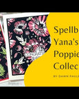 Spellbinders - Yana's Poppies Collection - Press Plate & Stencils Bundle - Poppy Background