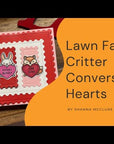 Lawn Fawn - Clear Stamps - Critter Conversation Hearts