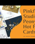 Pinkfresh Studio - Hot Foil Plate - Peony Print