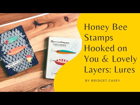 Honey Bee Stamps - Stencils - Fish Net Background