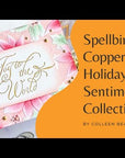 Spellbinders - Simon's Snow Globes Collection - 3D Embossing Folder & Die - Playful Poinsettia