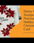 Honey Bee Stamps - Cling Stamps - Postmarked: Holiday