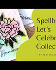 Spellbinders - Let's Celebrate Collection - Press Plate & Dies - Let's Celebrate Sentiments