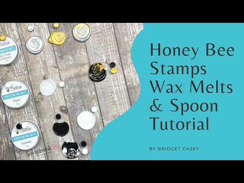 Honey Bee Stamps - Bee Creative Wax Stamper - Heart