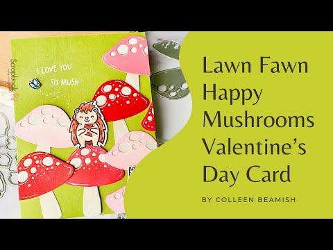 Lawn Fawn - Lawn Cuts - Happy Mushrooms